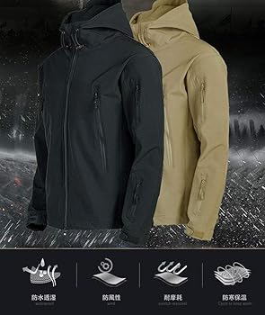 Amazon.co.jp: LANBAOSI ソフトシェルジャケットメンズ タクティカル